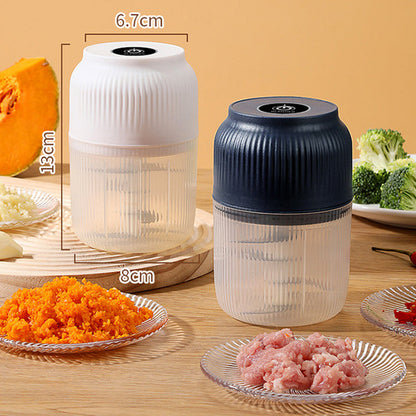 Cordless Mini Electric Garlic Chopper – Food-Grade & Material Easy Clean