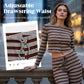 Women's Striped Knit Top & Pants 2-Piece Set