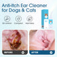 Ear cleaner - Plant‑based formula | safe for kittens and puppies.