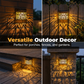 Solar Powered Hollow-Out Wall Light