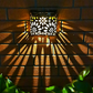 Solar Powered Hollow-Out Wall Light