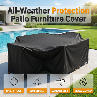 ⏳Time-Limited Special⏰Outdoor Dust-Proof and Water-Resistant Cover – Heavy-Duty, Windproof & All-Weather Furniture Protection ✨