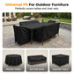 ⏳Time-Limited Special⏰Outdoor Dust-Proof and Water-Resistant Cover – Heavy-Duty, Windproof & All-Weather Furniture Protection ✨