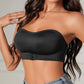 Vrouwen strapless push-up bh zonder beugels met sluiting aan de voorkant