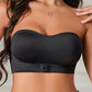 Vrouwen strapless push-up bh zonder beugels met sluiting aan de voorkant