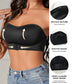 Vrouwen strapless push-up bh zonder beugels met sluiting aan de voorkant