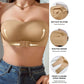 Vrouwen strapless push-up bh zonder beugels met sluiting aan de voorkant