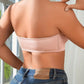 Vrouwen strapless push-up bh zonder beugels met sluiting aan de voorkant