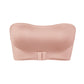 Vrouwen strapless push-up bh zonder beugels met sluiting aan de voorkant