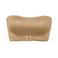 Vrouwen strapless push-up bh zonder beugels met sluiting aan de voorkant