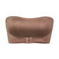 Vrouwen strapless push-up bh zonder beugels met sluiting aan de voorkant