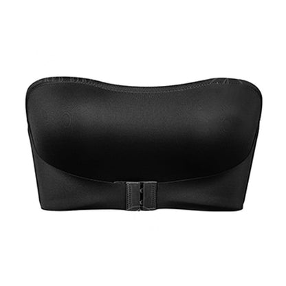Vrouwen strapless push-up bh zonder beugels met sluiting aan de voorkant