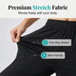 Women's Casual Quick‑Dry Stretchy Capri Pants – Ultra‑Stretchy, Sweat‑Wicking & Slim‑Fit Daily Outdoor Wear Design