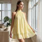 Women’s Halter Neck Mini Dress  | Elegant Summer Dress