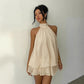 Women’s Halter Neck Mini Dress  | Elegant Summer Dress