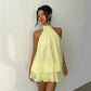 Women’s Halter Neck Mini Dress  | Elegant Summer Dress