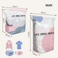 🌸BUY 1 GET 2 FREE Today!!💗 No-Pump 3D Vacuum Storage Bags – Space-Saving Reusable Sealer Bags for Bedding & Clothes – Saves Up to 80% Space ✨