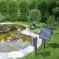 Solar Pond Aerator – Sun‑powered, no wiring. Boosts oxygen for fish & plants.
