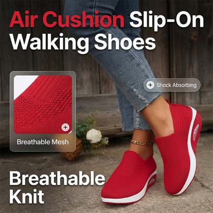 Women's Air Cushion Slip-On Walking Shoes