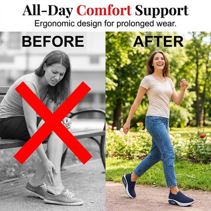 Women's Air Cushion Slip-On Walking Shoes