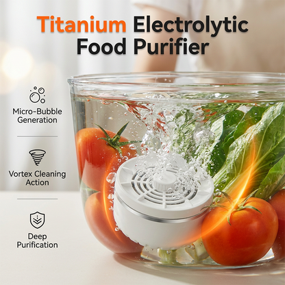 Electrolytic Food Purifier with Titanium Plates