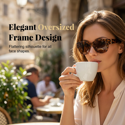 Large Sunglasses to Wear Over Glasses for Women - Lightweight  material & blocks 99.99% of harmful  rays