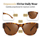 Large Sunglasses to Wear Over Glasses for Women - Lightweight  material & blocks 99.99% of harmful  rays