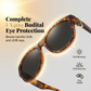 Large Sunglasses to Wear Over Glasses for Women - Lightweight  material & blocks 99.99% of harmful  rays