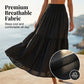 Women's High-Waist Smocked A-Line Maxi Skirt