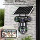📢📢50% OFF !!!⏰6K 9MP Outdoor Wi-Fi Security Camera | 10x Zoom, 3 Lenses, 360° PTZ | IP66 Waterproof, Color Night Vision, Two-Way Audio, Motion Tracking