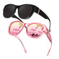 Women's Large Frame Fit-Over Sunglasses