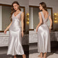Elegant V-Neck Slip Nightdress