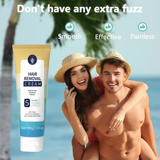 Painless Full Body Hair Removal Cream for Men & Women