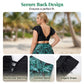Women's Tropical Print Two-Piece Skirted Swimsuit