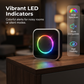 Wireless Doorbell with 7-Color LED Light