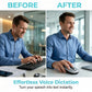 AI Smart Voice Wireless Mouse Real-Time Translation, Silent Click Boosts Productivity For Work & Study!