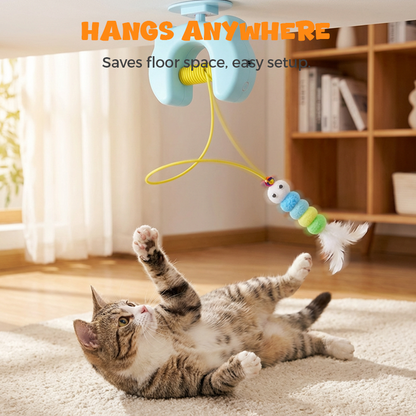 Automatic Retractable Cat Teaser Toy