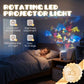 LED Starry Ocean Projector – 360° Rotating Night Light with Sky & Ocean Waves