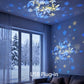 LED Starry Ocean Projector – 360° Rotating Night Light with Sky & Ocean Waves