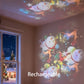 LED Starry Ocean Projector – 360° Rotating Night Light with Sky & Ocean Waves