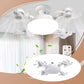 Controlled LED Ceiling Fan Light– No wiring and electrician & Silent