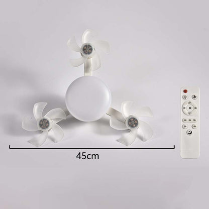 💡Foldable Socket Ceiling Fan Light with Remote, Energy-Saving Cooling & Lighting for Bedroom & Home
