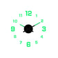 3D DIY Luminous Acrylic Wall Clock Set | Drill-free adhesive mounting