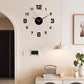 3D DIY Luminous Acrylic Wall Clock Set | Drill-free adhesive mounting