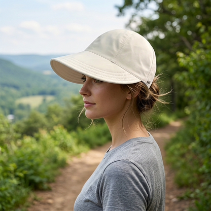 ⏳LAST DAY SALE🎁Women’s UPF 50+ Elegant Foldable Sun Hat – Wide-Brim Cotton Bucket Hat with Neck Flap & Adjustable Strap 🌞🇬🇧 | Packable, Breathable & Beach-Ready