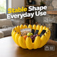 Creative Banana Shape Fruit Bowl-won’t tip over & Easy to wipe clean