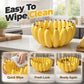 Creative Banana Shape Fruit Bowl-won’t tip over & Easy to wipe clean