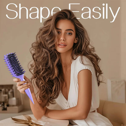 Ventilated Detangling Brush for Curly Hair - Pain-Free Detangling & Less Breakage