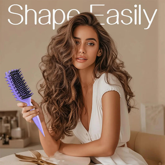 Ventilated Detangling Brush for Curly Hair - Pain-Free Detangling & Less Breakage