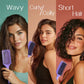 Ventilated Detangling Brush for Curly Hair - Pain-Free Detangling & Less Breakage